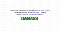 Desktop Screenshot of fors.doctorproaudio.com